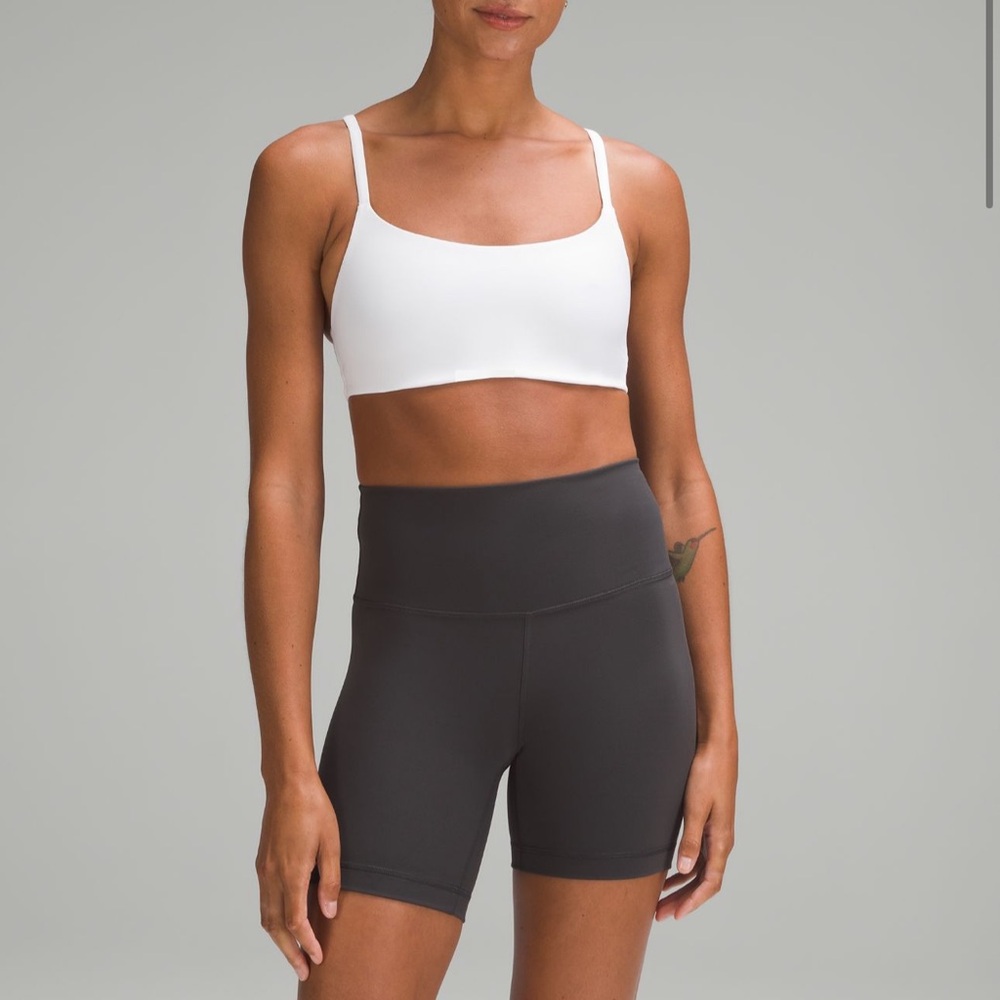 Lululemon wunder under strappy racer bra light support A/B cup size 8